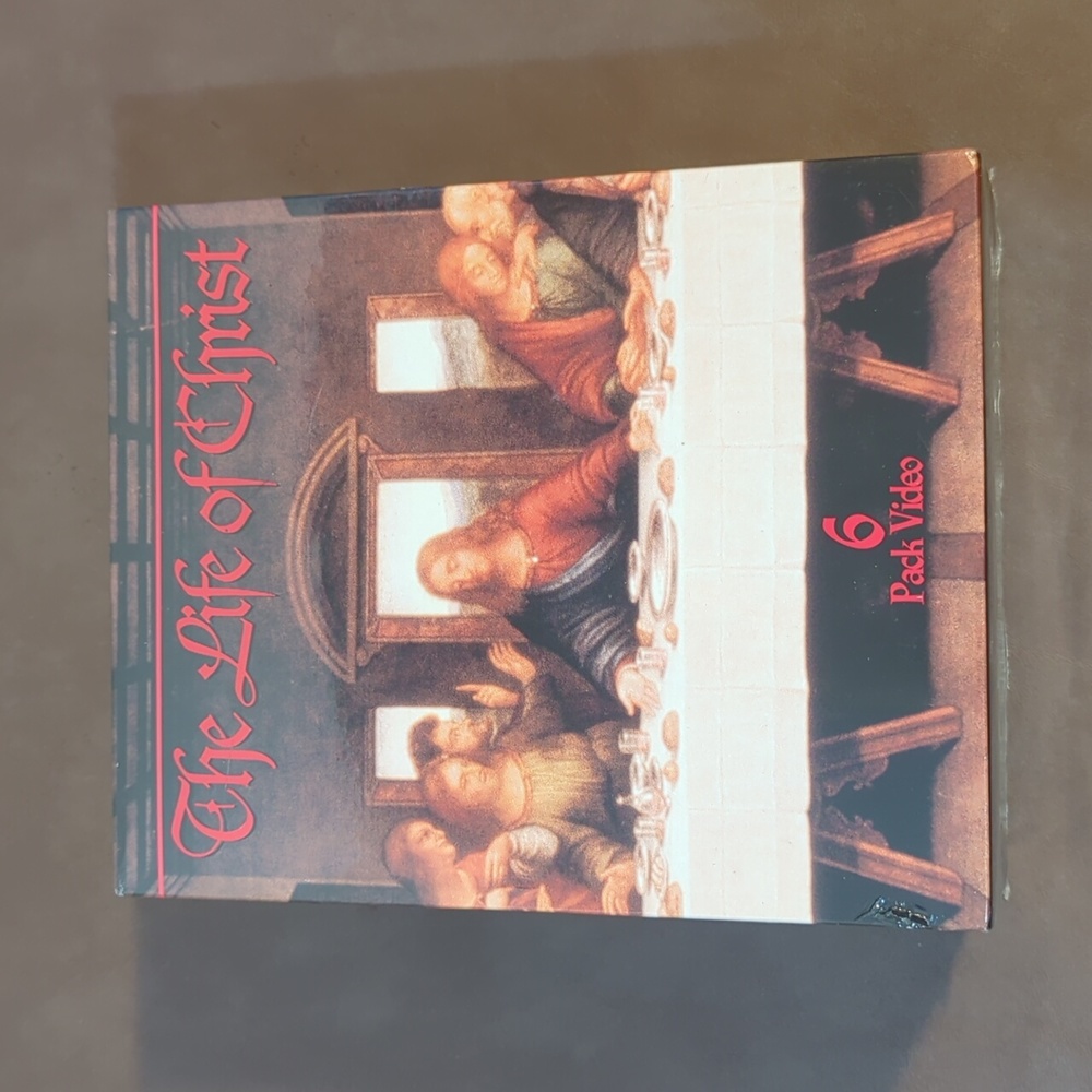 1995 The Life of Christ VHS 6 pack set Madacy 6 hours 12 part series NEW Sealed